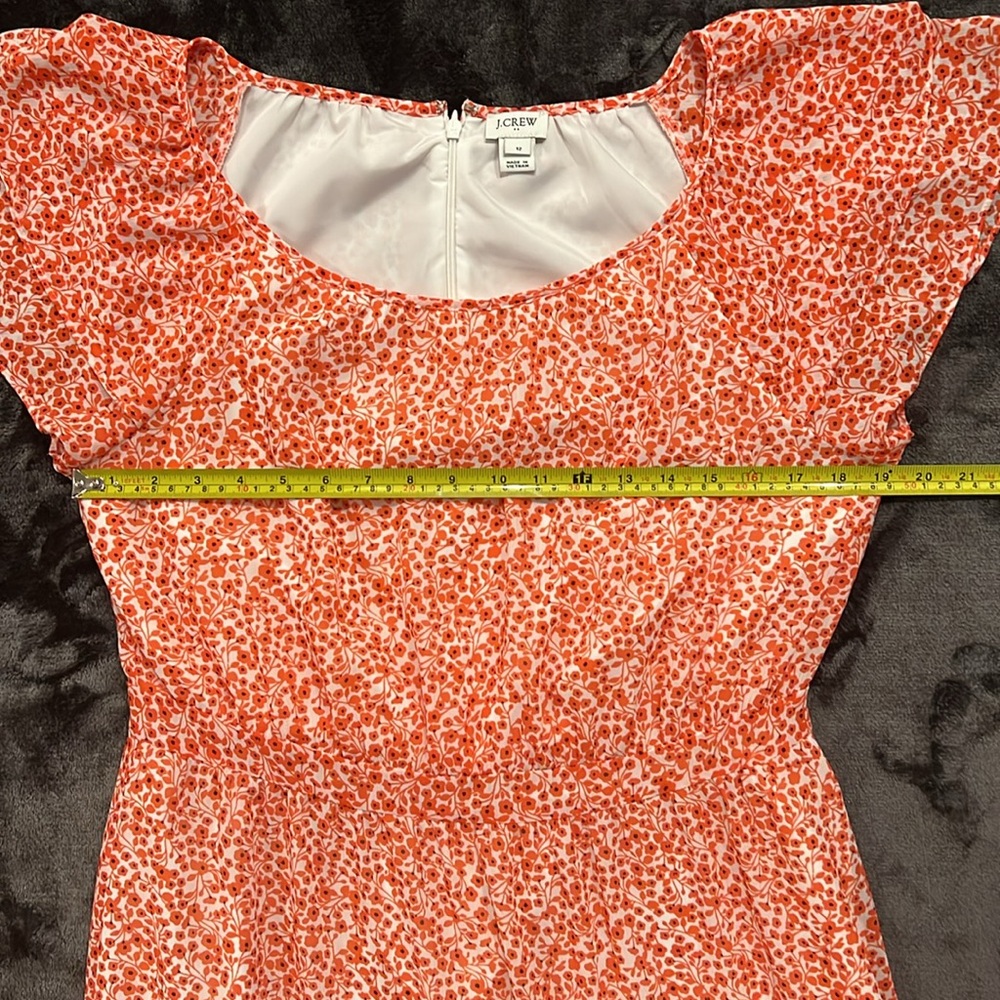 J. Crew Midi Dress With Flutter Sleeves - Picture 6 of 12